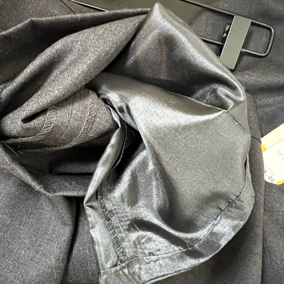 Pendleton Womens Dress Career Pants Gray High Rise Pockets Wool Zip USA 12 New - Picture 8 of 10